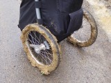 Soms wel modderig.