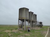 Watertorens op "voie romaine", oude Romeinse weg naar Reims.