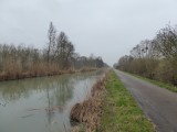 25km langs "ancient Canal La Haute Seine" vandaag.