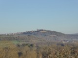 Vezelay vanuit de verte gezien.