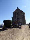 Chapelle Mont Sabot, boven op een helling.
