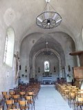 Kerk Apremont-sur-Allier van binnen.