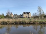 Kasteel langs Canal de Berry.