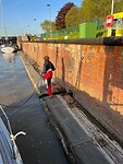 De sluis naar het Kielerkanaal