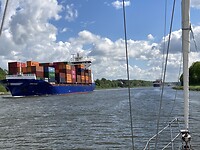 Joekels op het Kielerkanaal