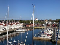 Uitzicht op de haven