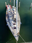 Uitzicht op de boot