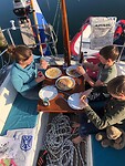 Lekker eten in het avondzonnetje