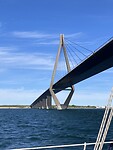 Brug tussen de eilanden Falster & Bogo