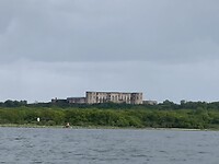 Borgholm Slottsruin vanaf zee
