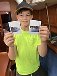 Polaroidfoto’s gemaakt voor een projectje voor school