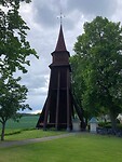 Bijzondere kerktoren in de buurt van Stegeborg