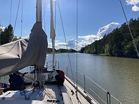 Eindelijk op het Götakanaal