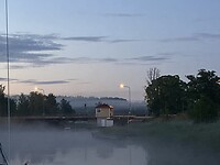 Mist over het water