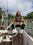 Ook in de regen geniet Emiel