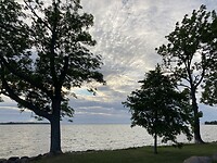 Uitzicht over het Vätternmeer