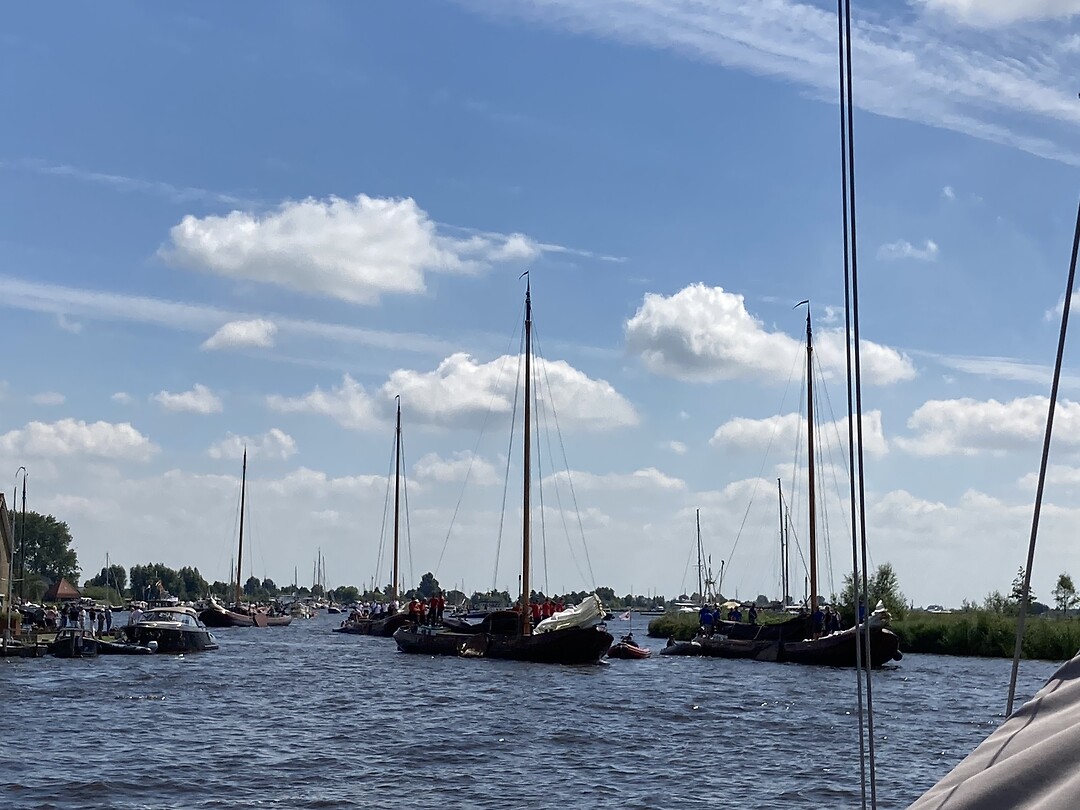 Skûtsjesilen in Grou