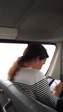 Met het busje van het vliegveld naar het hotel