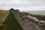 Kasteelmuur van Dunstanburgh Castle