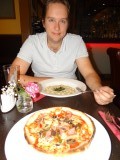 Bij de pizzeria in Alnwick