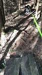 Op het pad vanuit de camper naar het bos