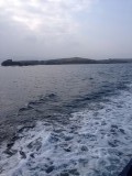 Papa stour seen from the ferry