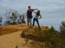Sarah en Bas in de Pinnacles