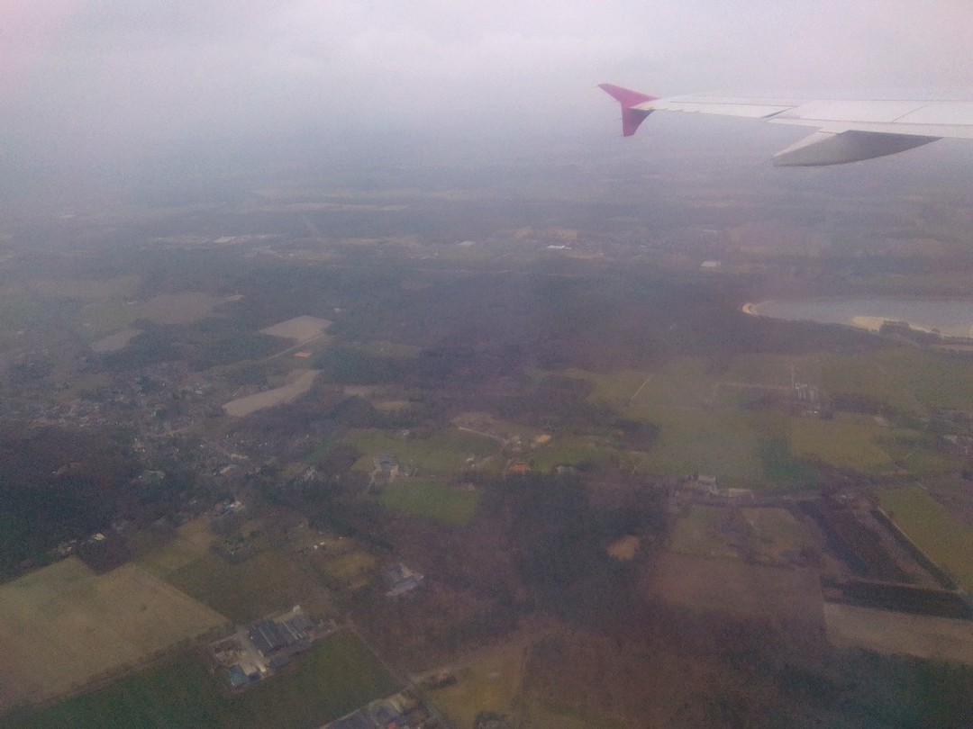 In de lucht