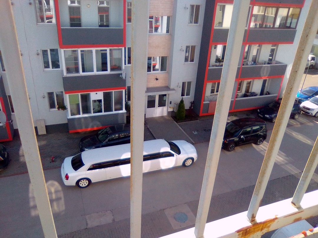 Limousine in de straat