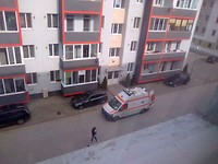Ambulance in de straat