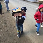 Kinderen blij naar huis na kerstviering