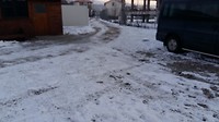 Sneeuw bij terugkomst