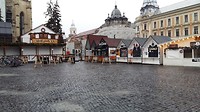 De kerstmarkt in Cluj