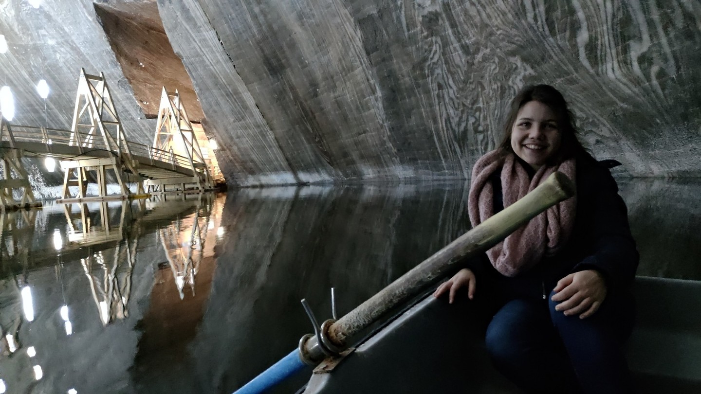 Bootje varen in de mijn