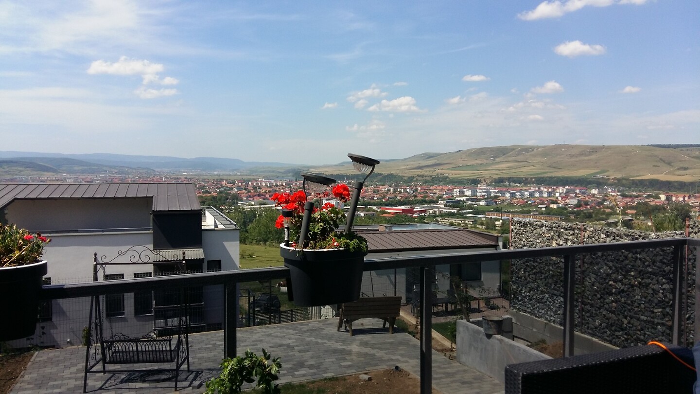 Balkon van mijn 'oppasadres'