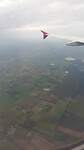 Weer boven Hollands groene velden