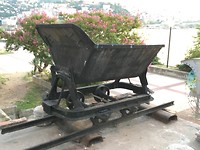 Wagen uit de kolenmijnen.
