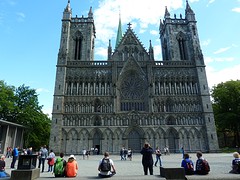 Vooraanzicht Nidaros domkerk
