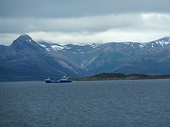 Uitzicht vanaf de veerboot