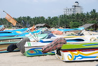 Op strand van Negombo