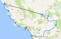 Route Zuid West Amerika 2017