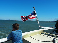 Morris on the ferry
