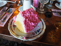 Pink Champagne Cake with Pink Chocolate