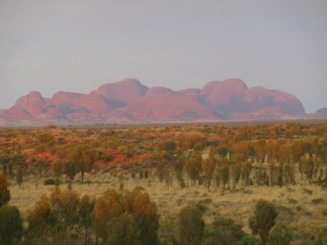 Sunrise  op de Kata-Tjuta