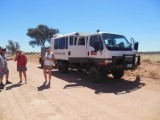 Onze 4x4 vervoermiddel op de outbackroad