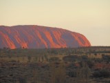 Zonsondergang bij de Uluru