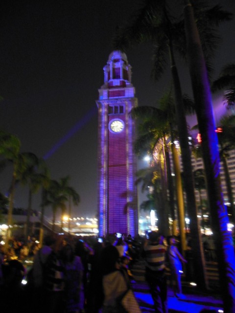 Lichtshow op Kowloon