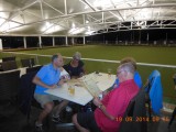 Gezellig wat drinken op de bowlclub