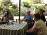 Marc en Michelle ook bij de BBQ