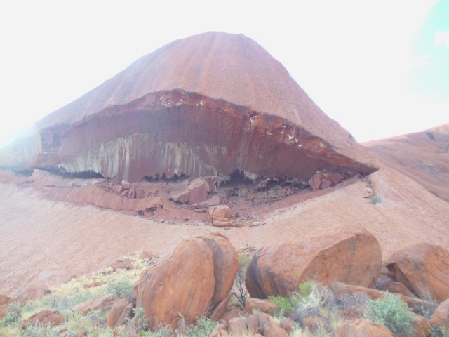 Een gedeelte van de Uluru